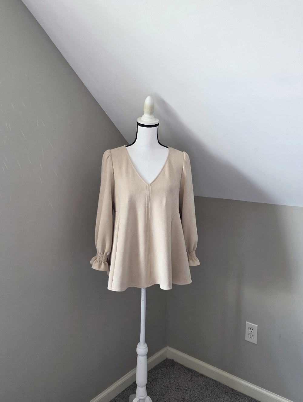 Tuckernuck Suede Easton Blouse